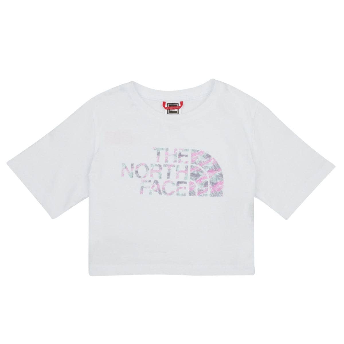 T-shirt ragazza The North Face Girls S/S Crop Easy Tee Bianco