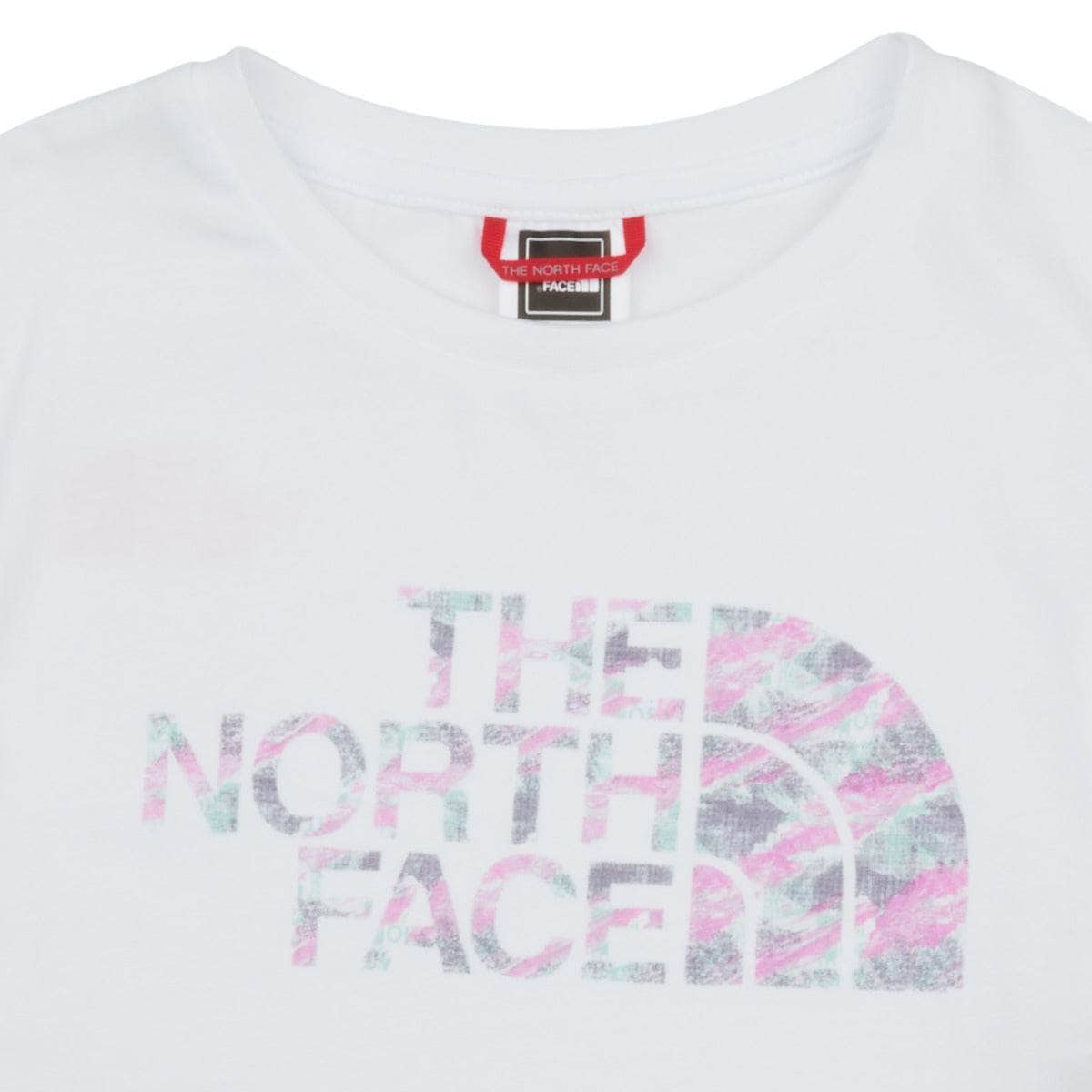 T-shirt ragazza The North Face Girls S/S Crop Easy Tee Bianco