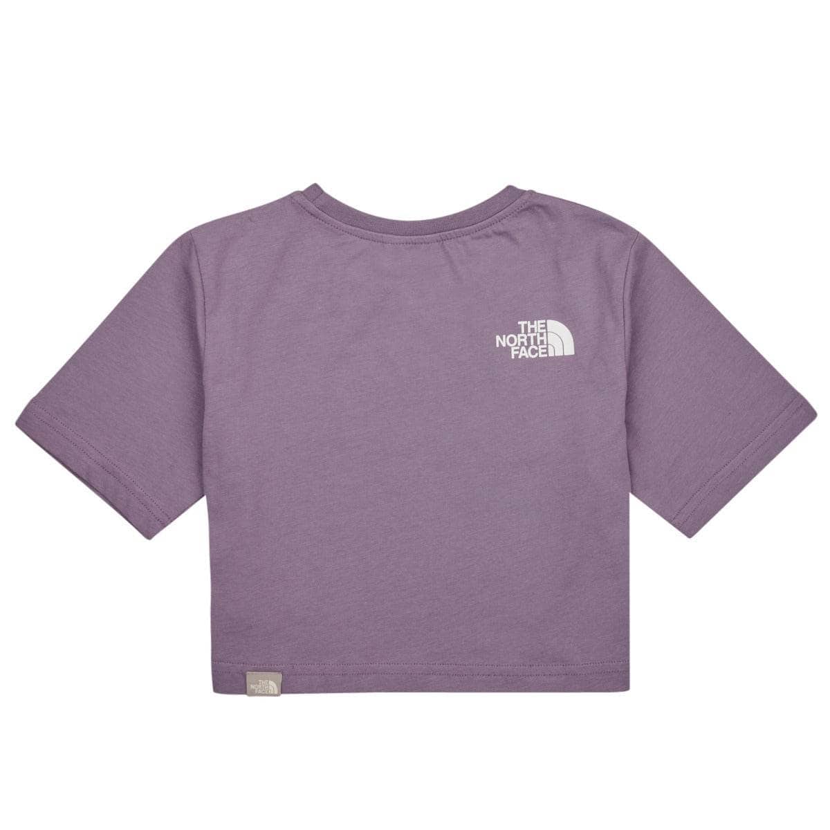 T-shirt ragazza The North Face Girls S/S Crop Simple Dome Tee Viola