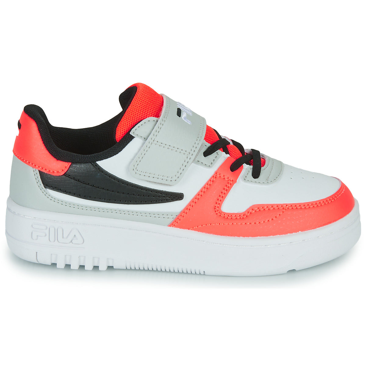 Scarpe bambini ragazza Fila FXVENTUNO velcro kids Bianco