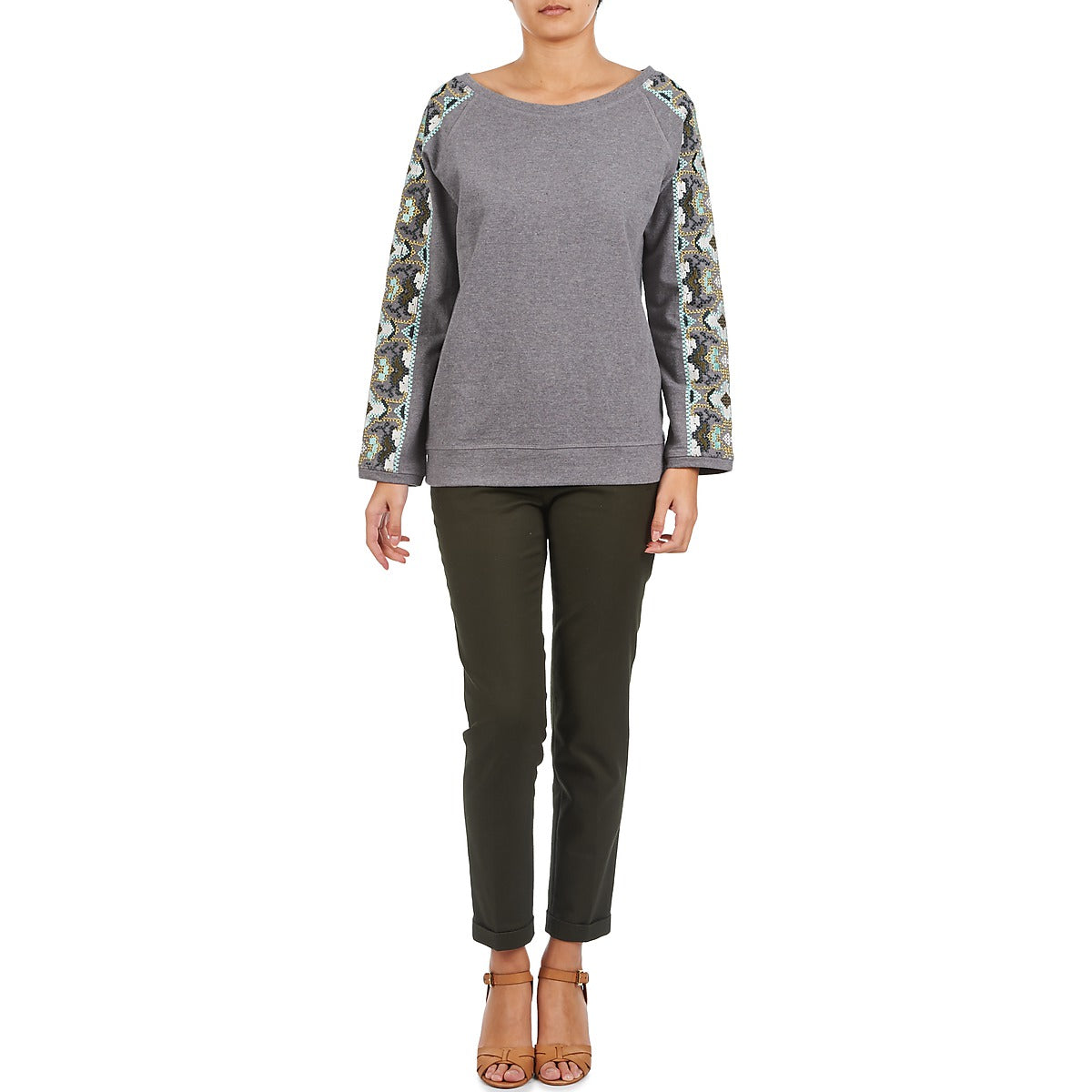 Felpa Donna Stella Forest APU004 Grigio