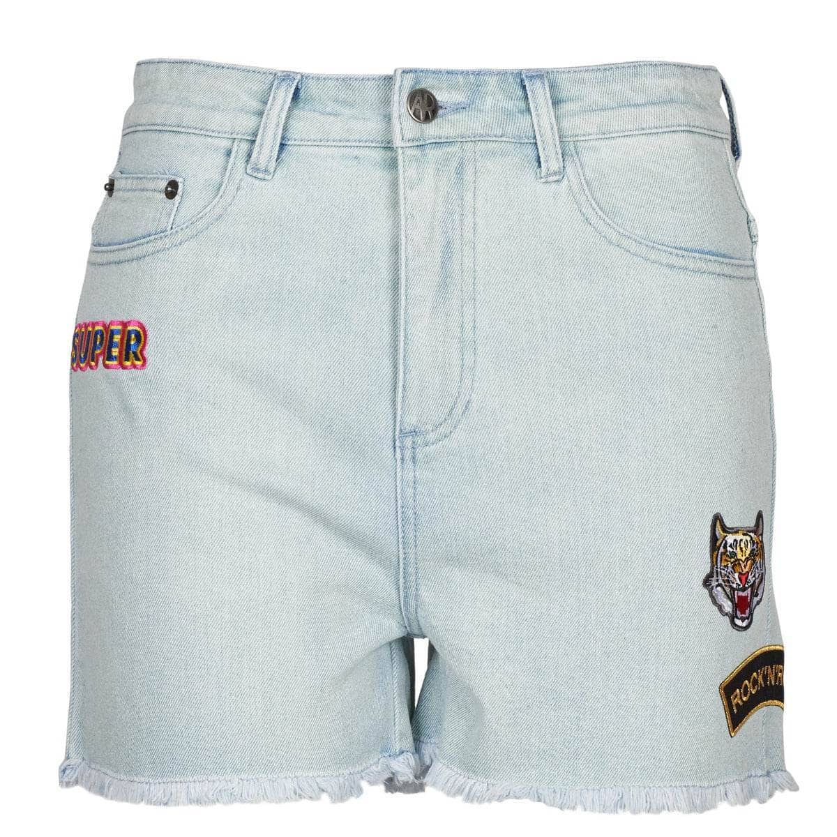 Shorts Donna American Retro BORIS Blu