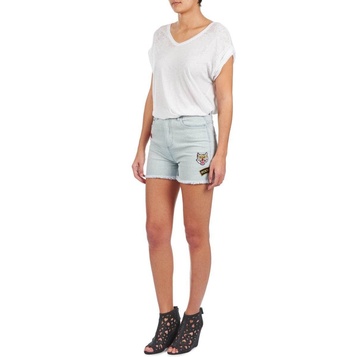 Shorts Donna American Retro BORIS Blu