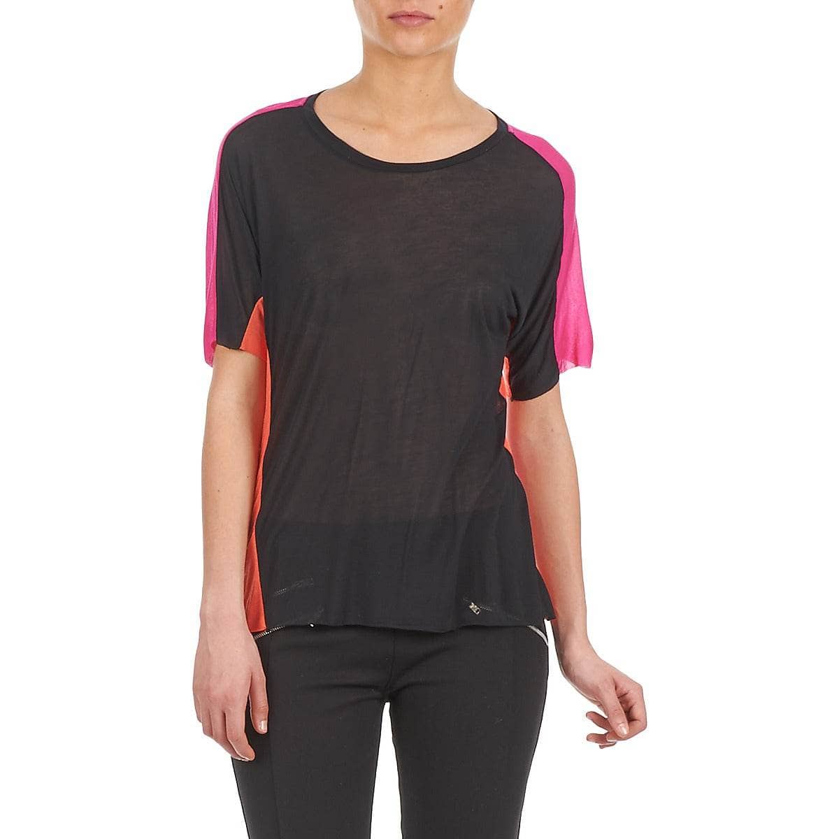 T-shirt Donna American Retro CAROLE Nero