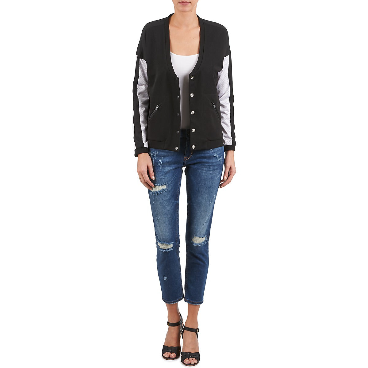 Giubbotto Donna American Retro CHARONNE Nero