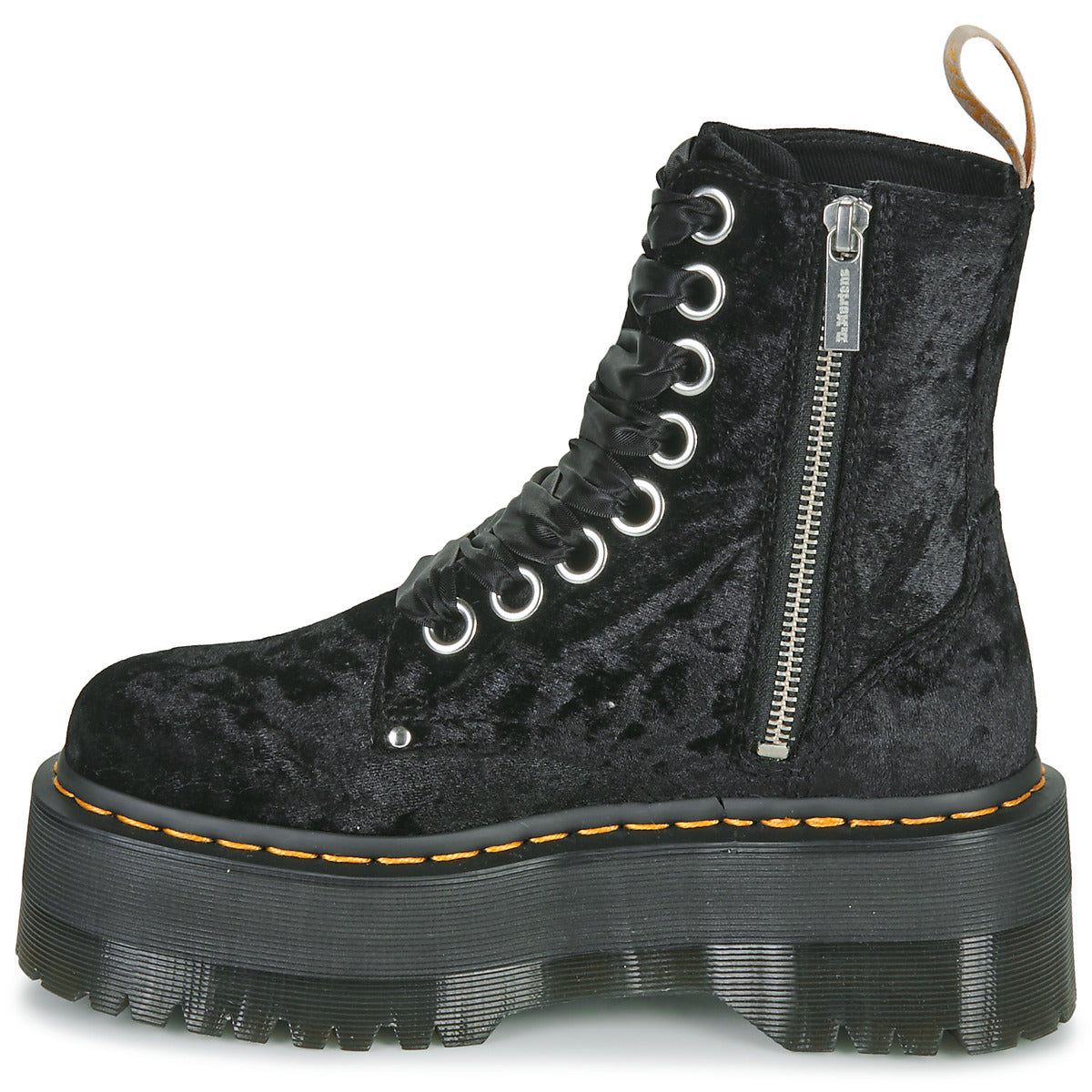 Stivaletti Donna Dr. Martens  JADON BOOT MAX CRUSH VELVET  Nero