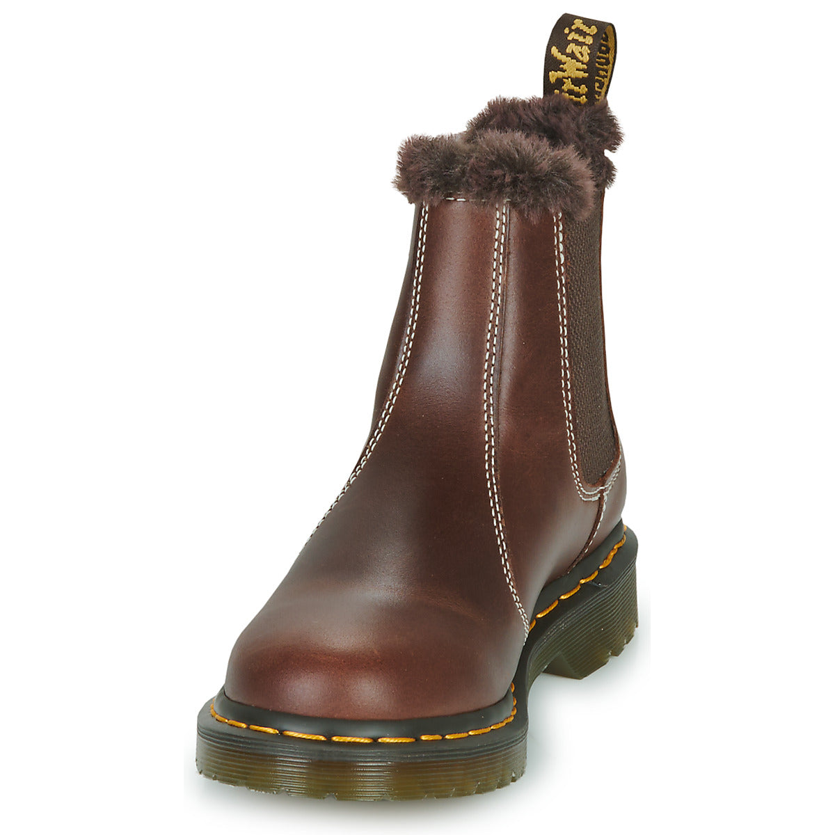 Stivaletti Donna Dr. Martens  2976 SERENA DARK BROWN CLASSIC PULL UP  Marrone