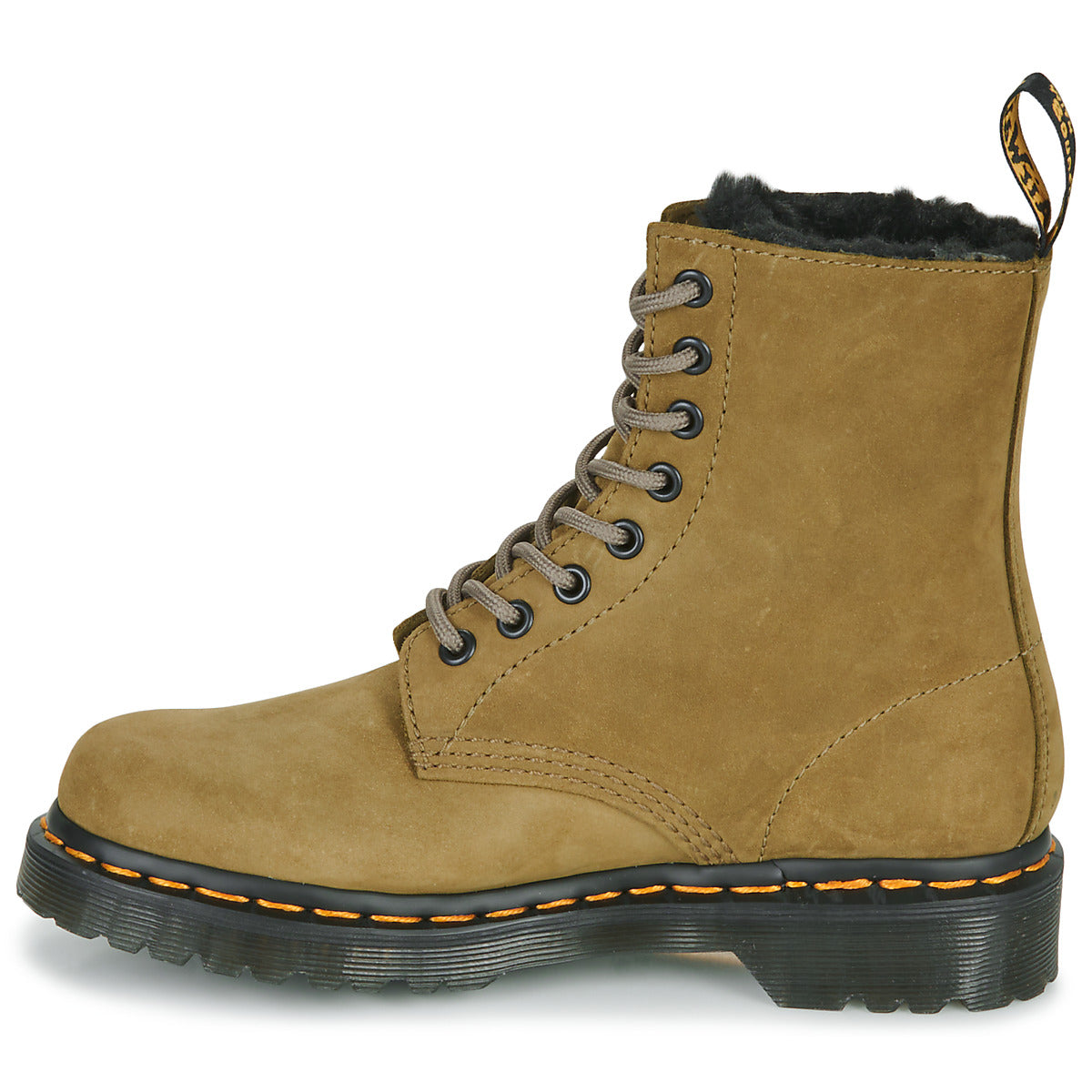 Stivaletti Donna Dr. Martens  1460 SERENA DMS OLIVE  Kaki