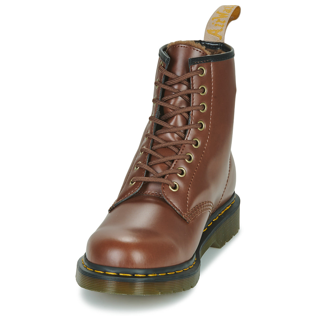 Stivaletti Uomo Dr. Martens  VEGAN 1460 BROWN NORFOLK  Marrone