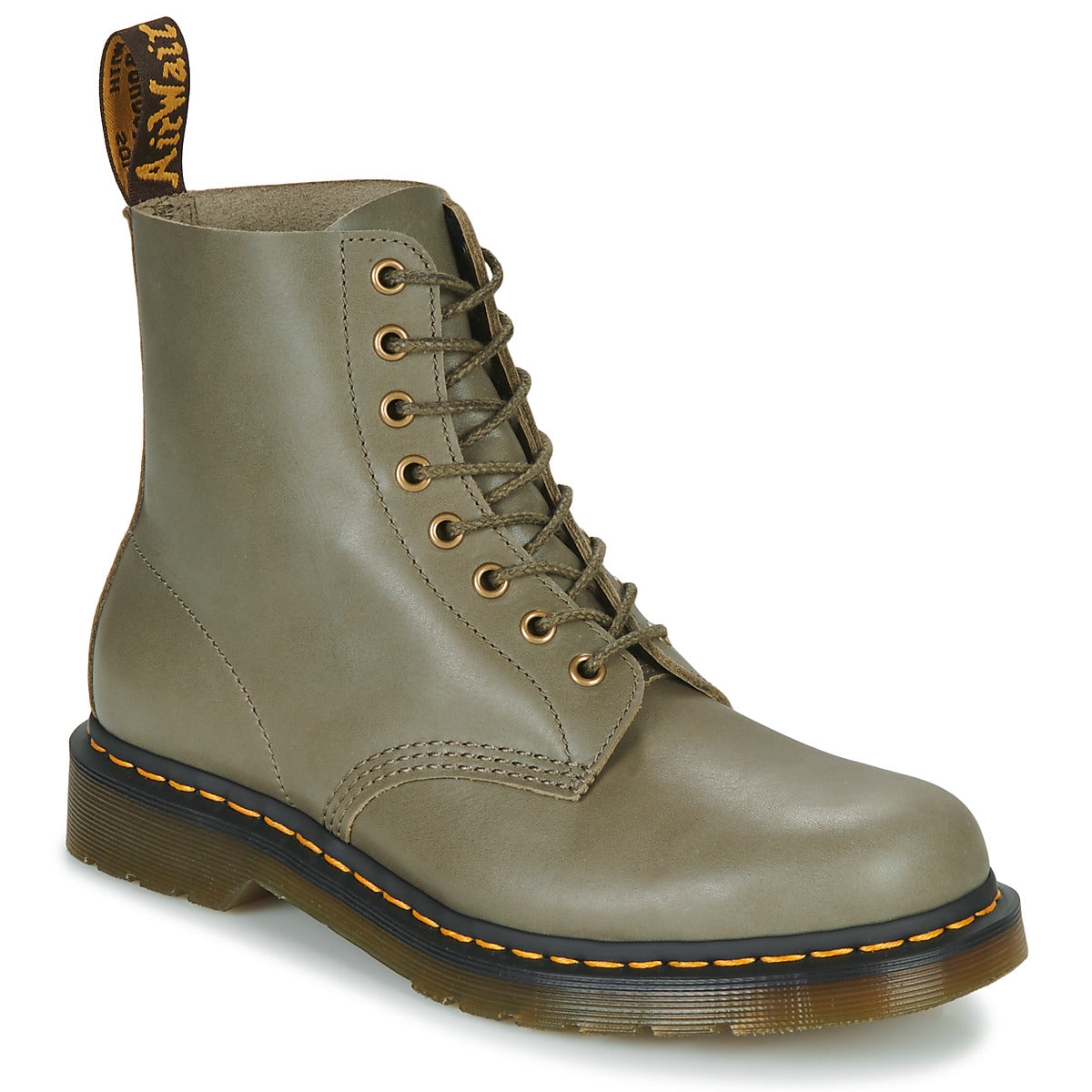 Stivaletti Uomo Dr. Martens  1460 OLIVE CARRARA  Kaki