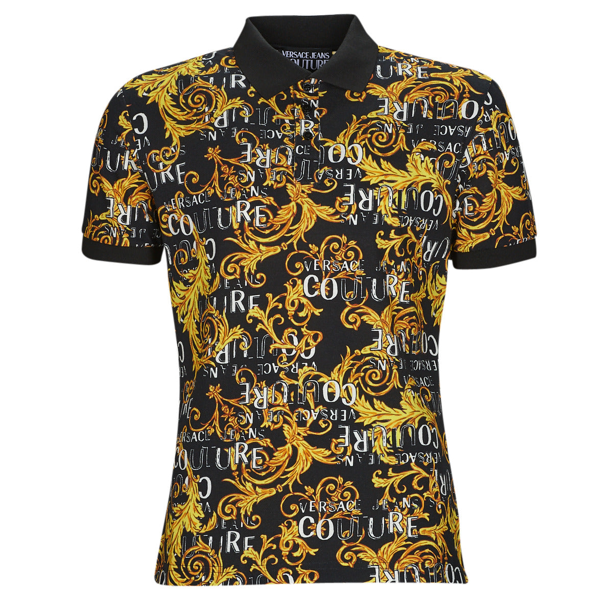 Polo Uomo Versace Jeans Couture GAG6S0 Nero