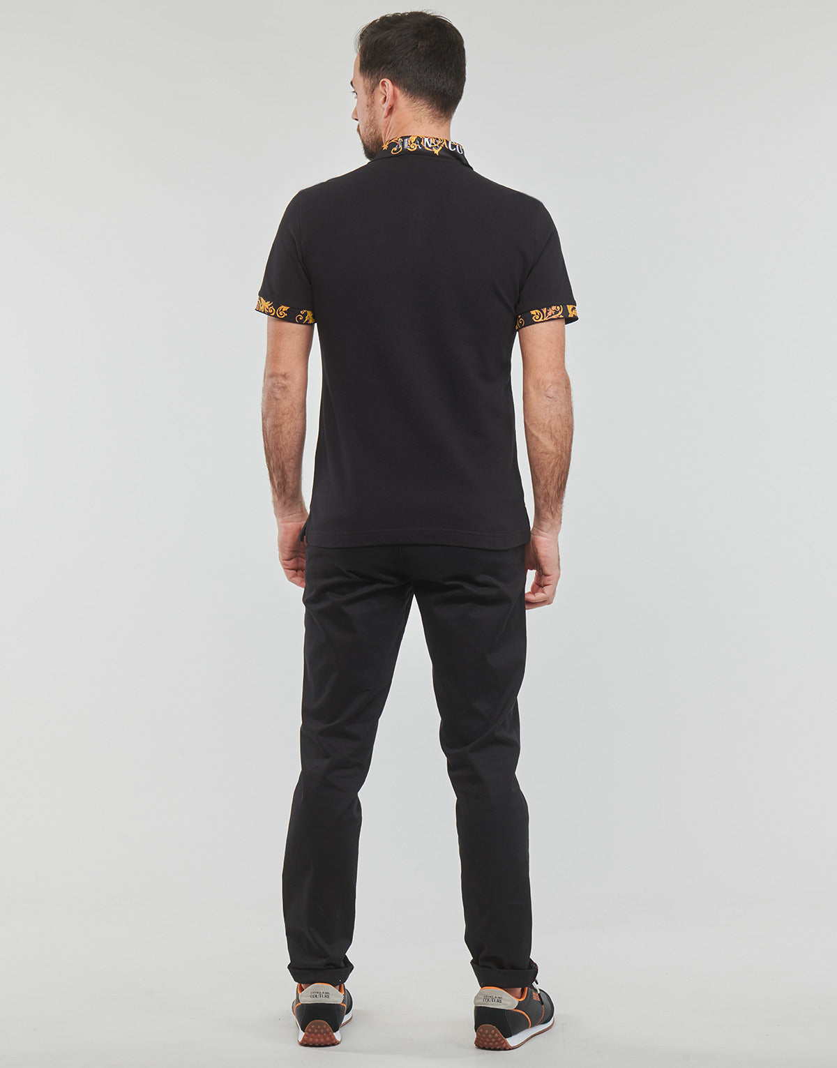 Polo Uomo Versace Jeans Couture  GAGT18-899  Nero