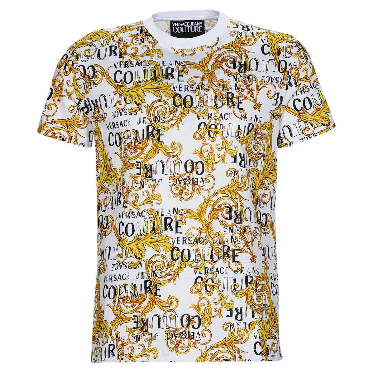 T-shirt Uomo Versace Jeans Couture GAH6S0-G03 Bianco