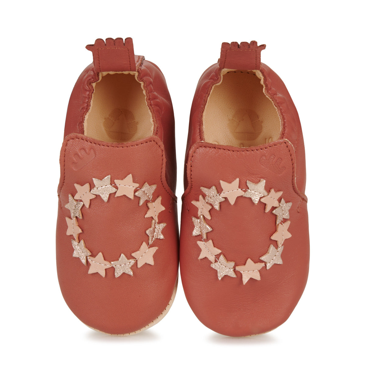 Ballerine bambina ragazza Easy Peasy MY BLUBLU COURONNE ETOILE Rosa