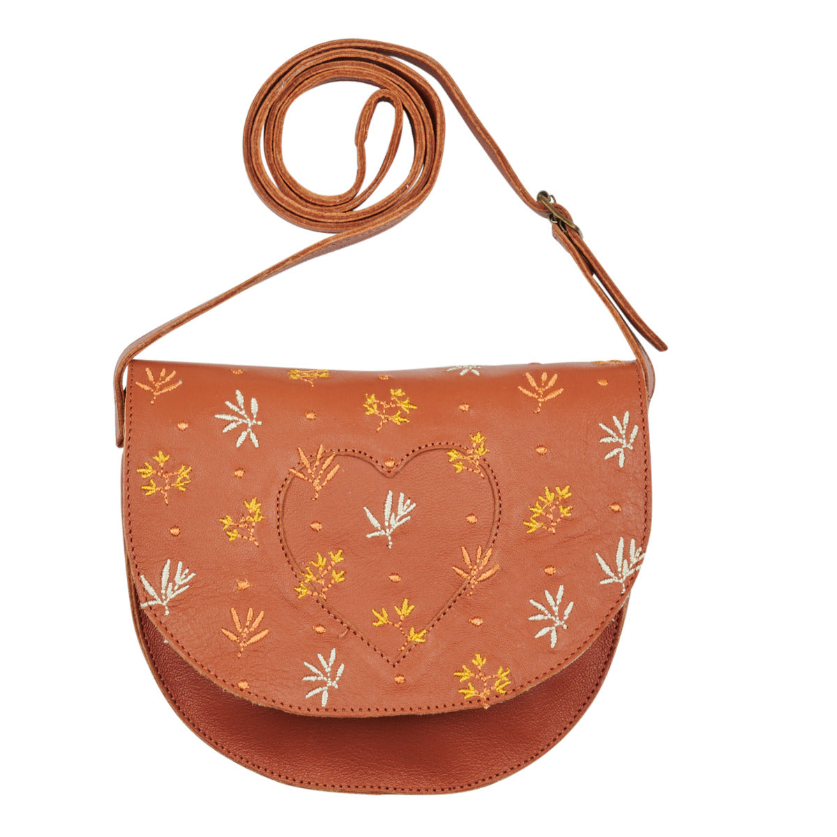 Borsa a tracolla ragazza Easy Peasy HANDIDOO COEUR Marrone