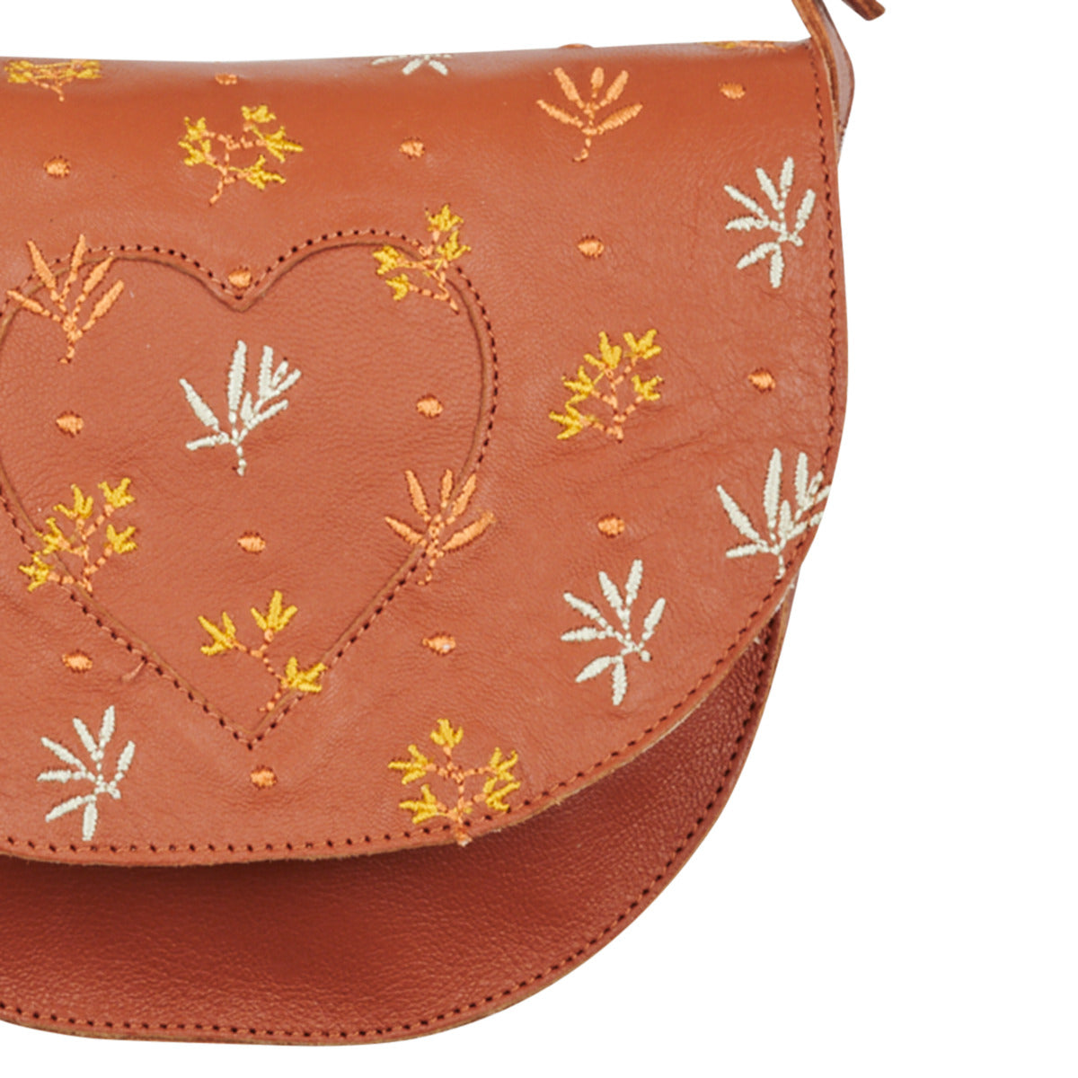 Borsa a tracolla ragazza Easy Peasy HANDIDOO COEUR Marrone