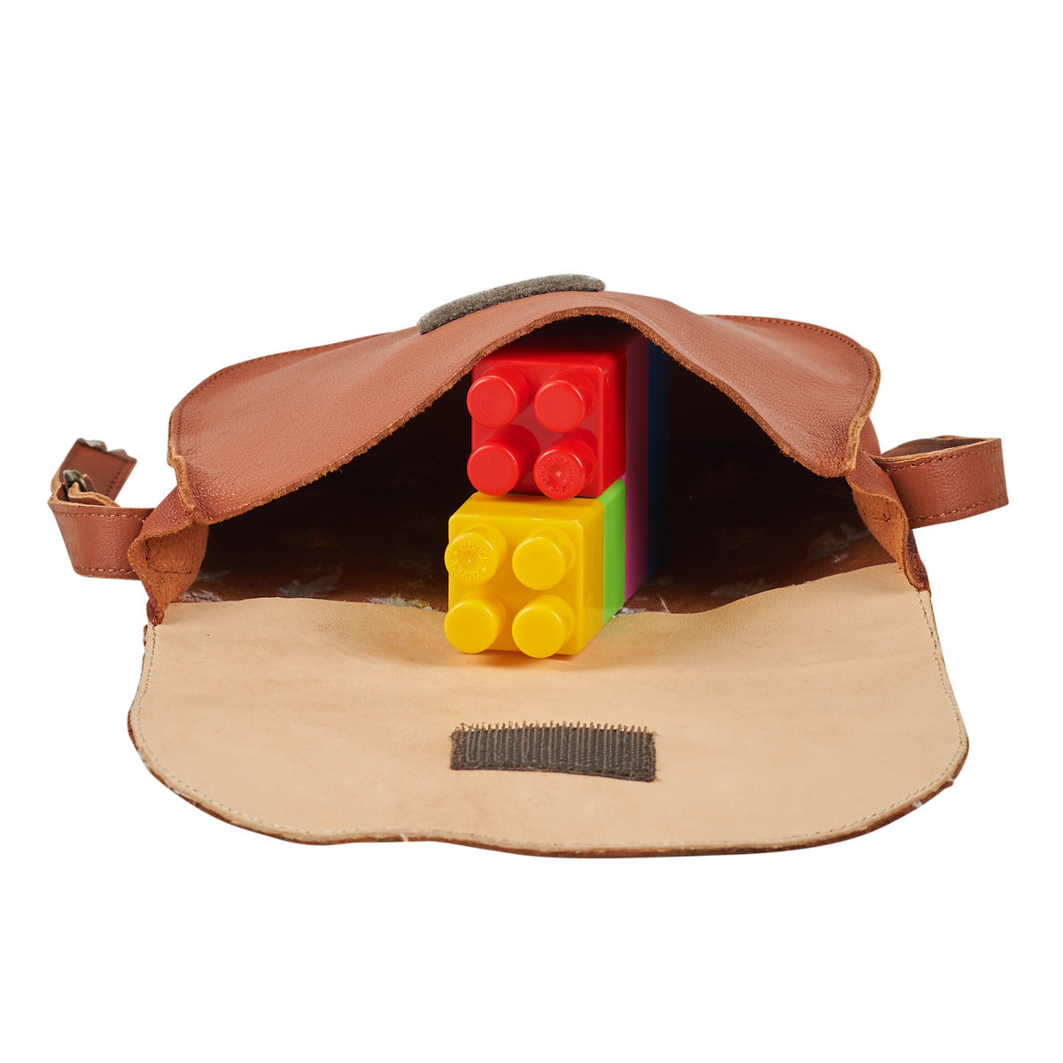 Borsa a tracolla ragazza Easy Peasy HANDIDOO COEUR Marrone