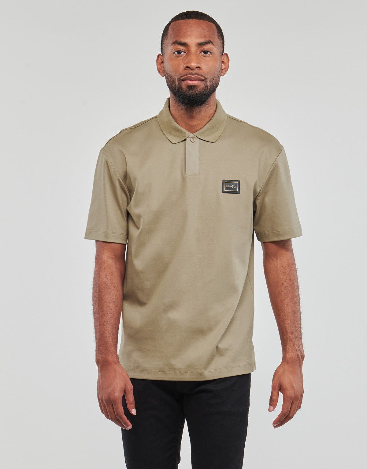 Polo Uomo HUGO Dagros Marrone