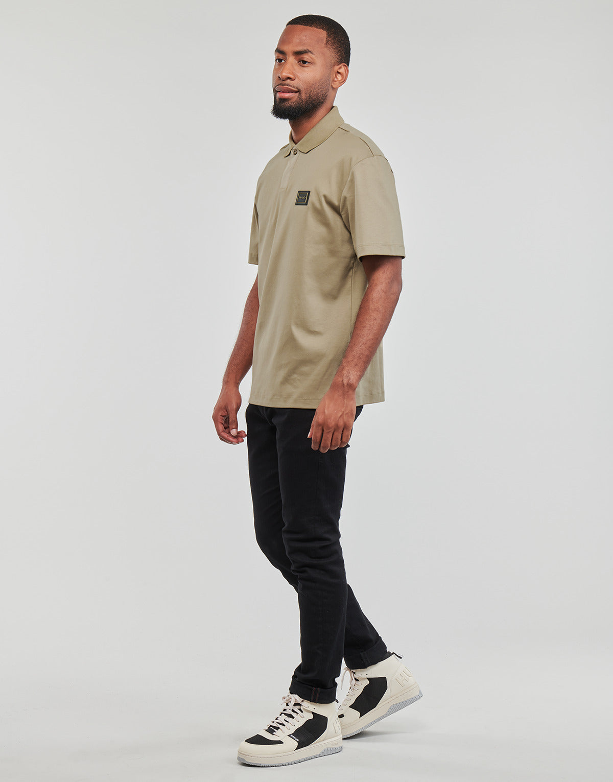 Polo Uomo HUGO Dagros Marrone