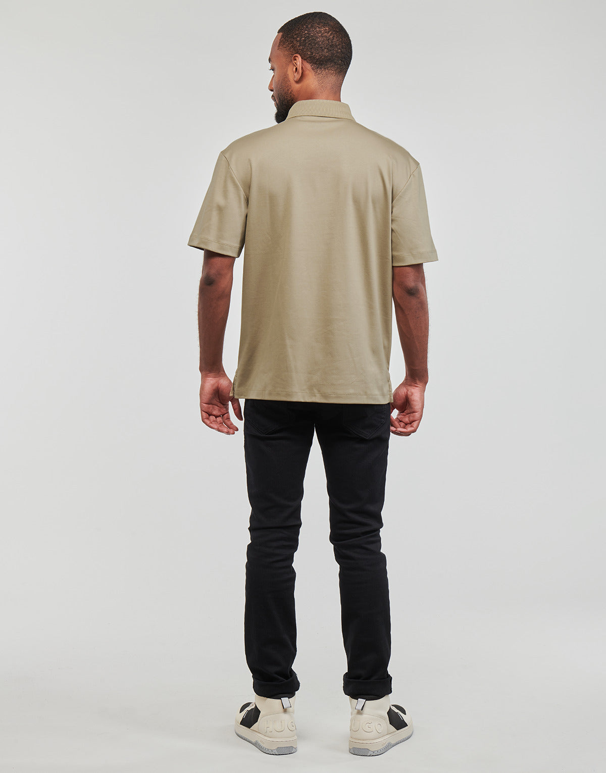 Polo Uomo HUGO Dagros Marrone