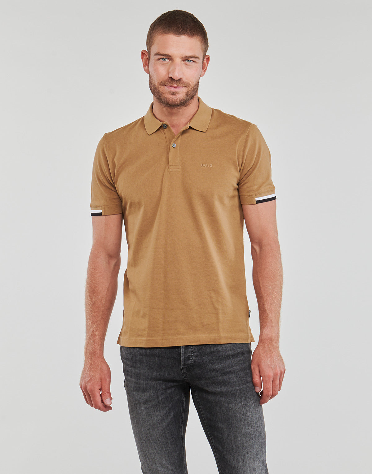 Polo Uomo BOSS PARLAY 147 Marrone