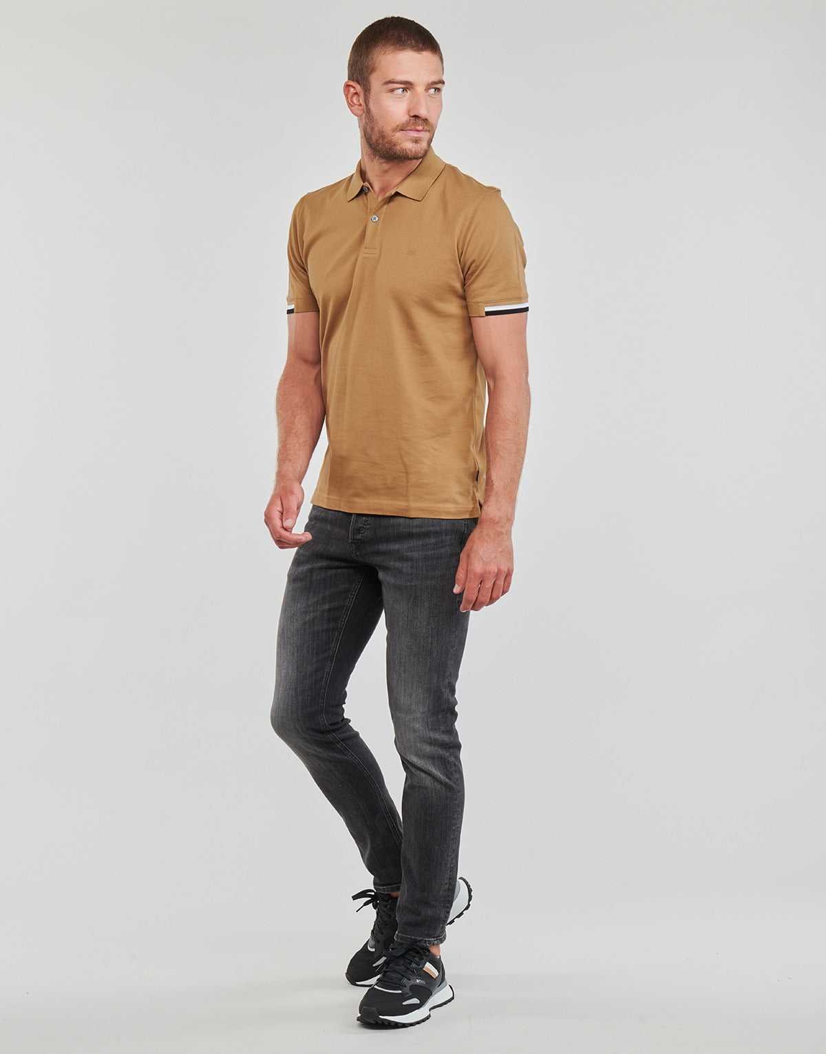 Polo Uomo BOSS PARLAY 147 Marrone