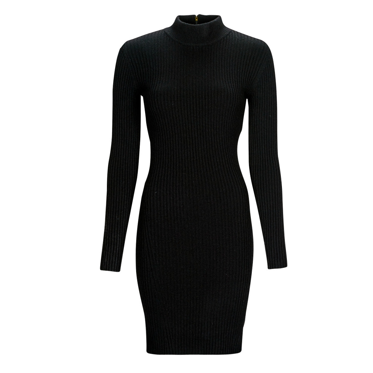 Abito corto Donna MICHAEL Michael Kors  MOCK NK RIBBED MINI DRS  Nero
