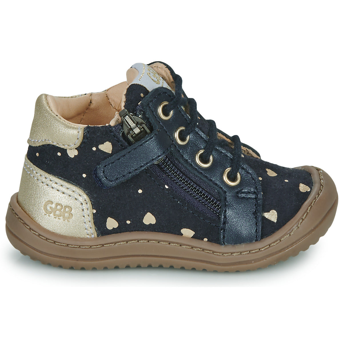 Scarpe bambini ragazza GBB  FLEXOO ZIPETTE  Blu