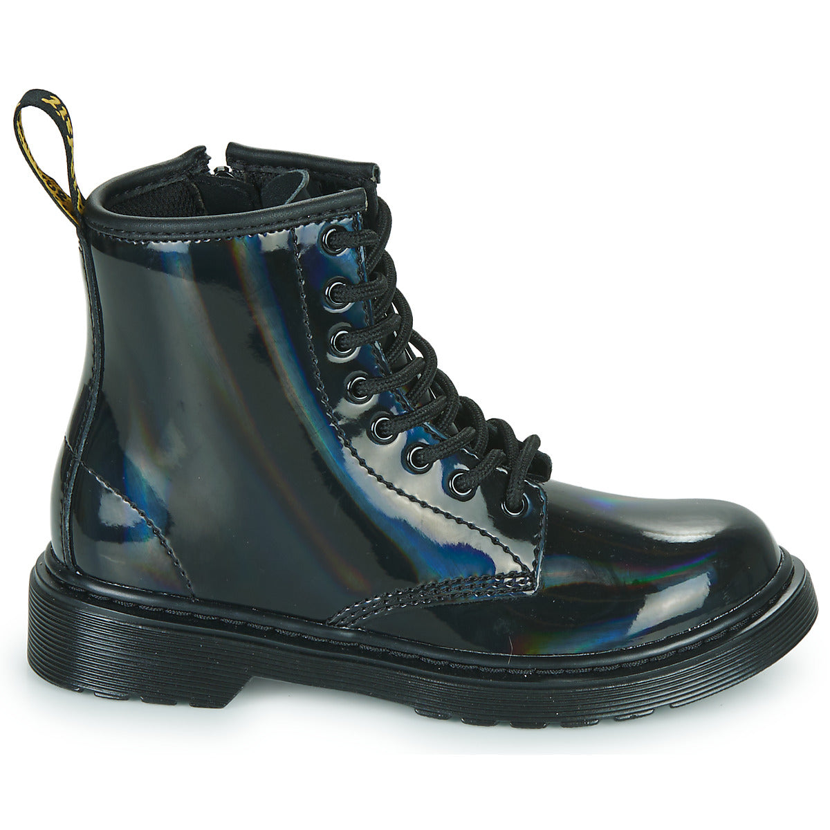 Stivaletti bambini ragazza Dr. Martens  BLACK RAINBOW  Nero