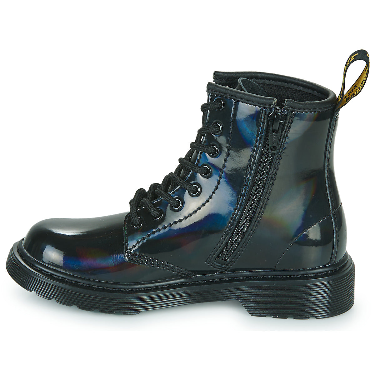 Stivaletti bambini ragazza Dr. Martens  BLACK RAINBOW  Nero