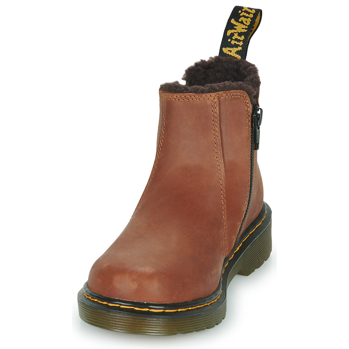 Stivaletti bambini ragazzo Dr. Martens  2976 Leonore J  Marrone