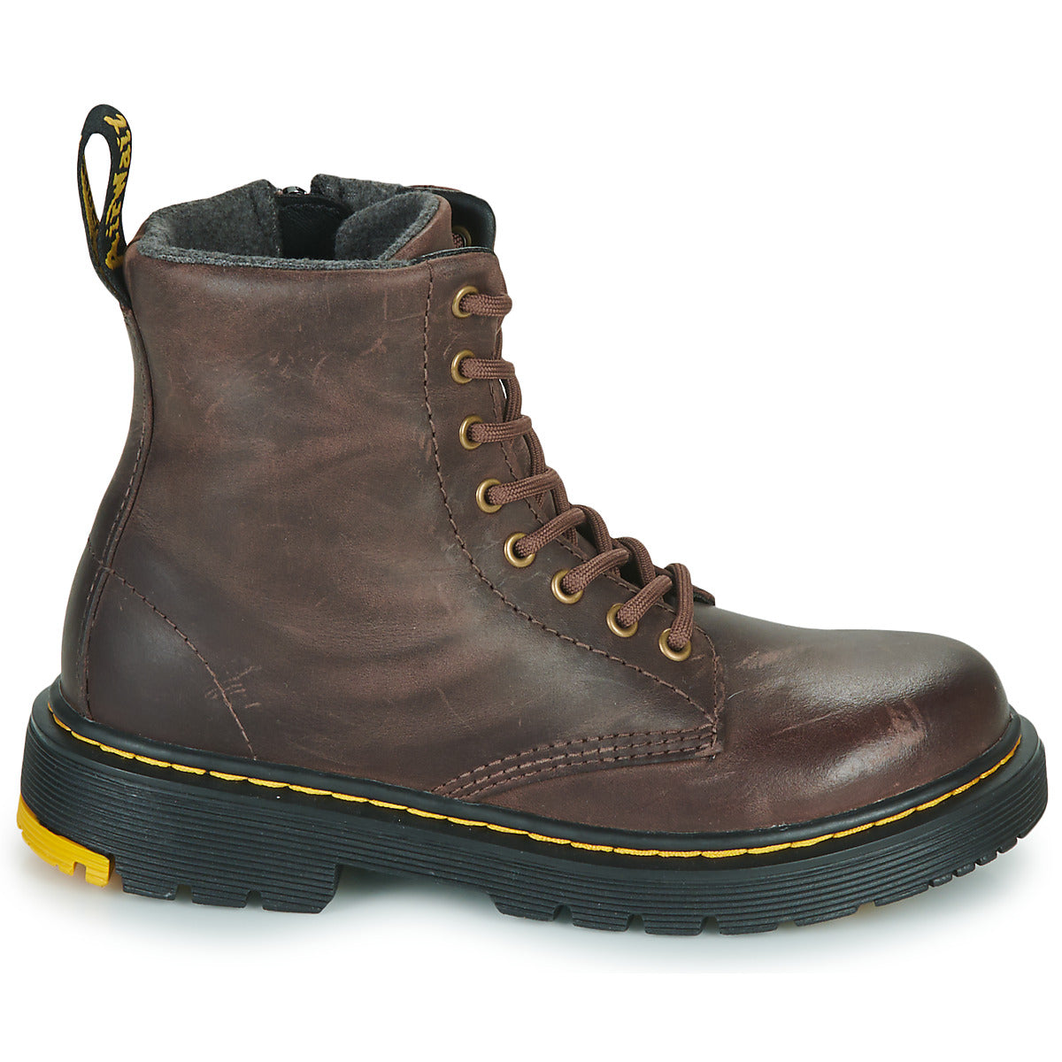 Stivaletti bambini ragazza Dr. Martens 1460 J Marrone