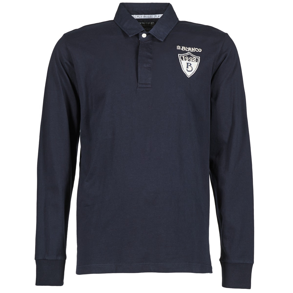 Polo maniche lunghe Uomo Serge Blanco RUGBY LEAGUE Blu