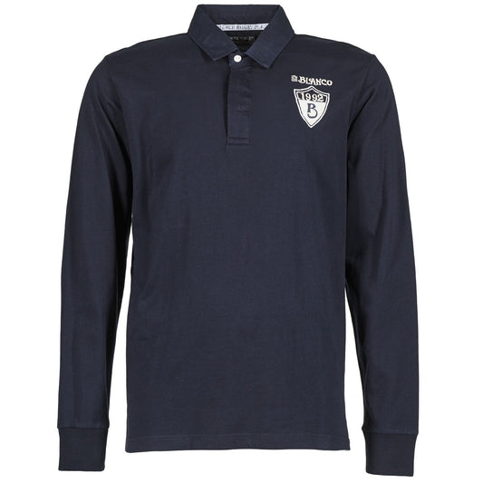 Polo maniche lunghe Uomo Serge Blanco RUGBY LEAGUE Blu