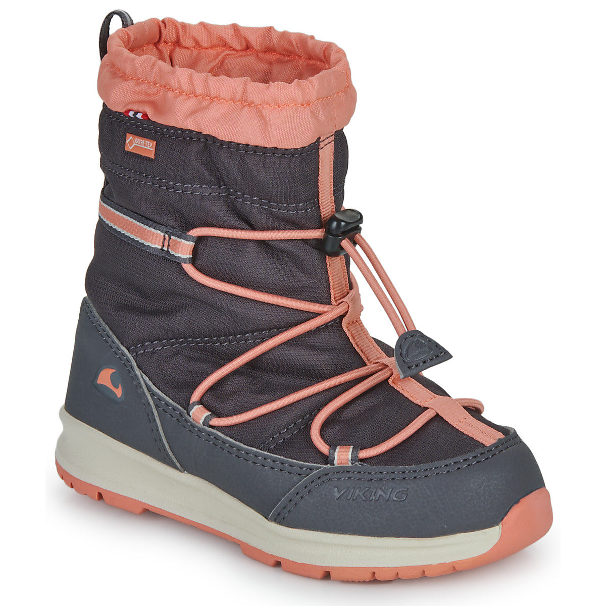 Scarpe da neve bambini ragazza VIKING FOOTWEAR Oksval High GTX Warm Grigio