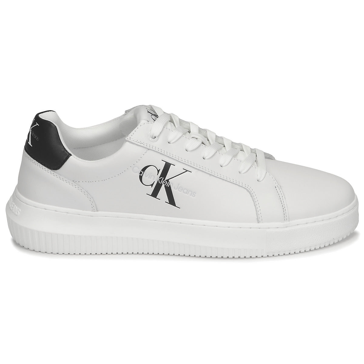 Sneakers Uomo Calvin Klein Jeans CHUNKY CUPSOLE MONO LTH Bianco