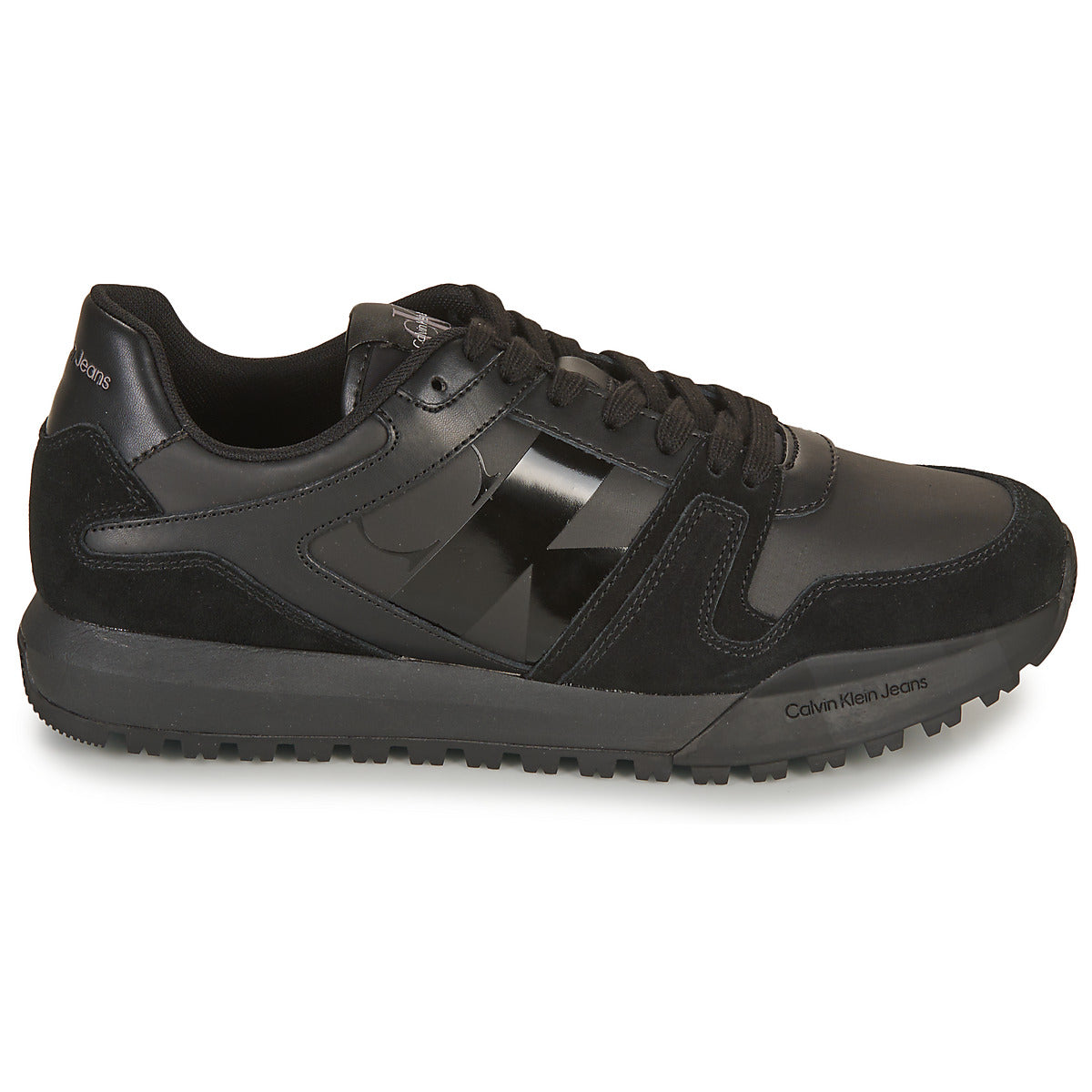 Sneakers Uomo Calvin Klein Jeans  TOOTHY RUN LACEUP LOW LTH MIX  Nero