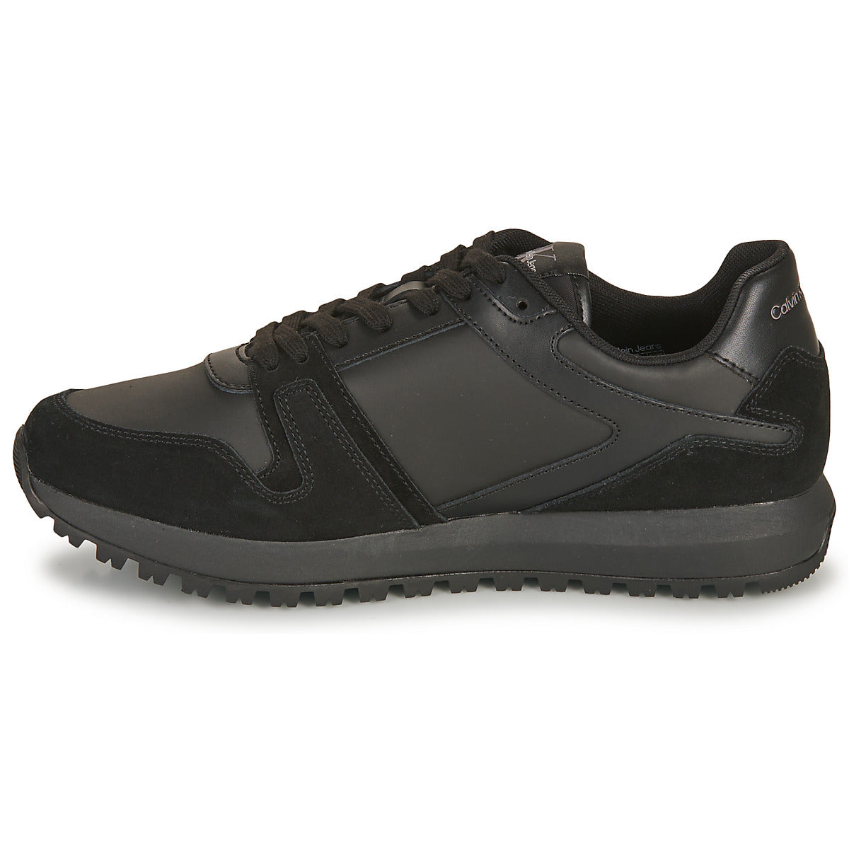 Sneakers Uomo Calvin Klein Jeans  TOOTHY RUN LACEUP LOW LTH MIX  Nero