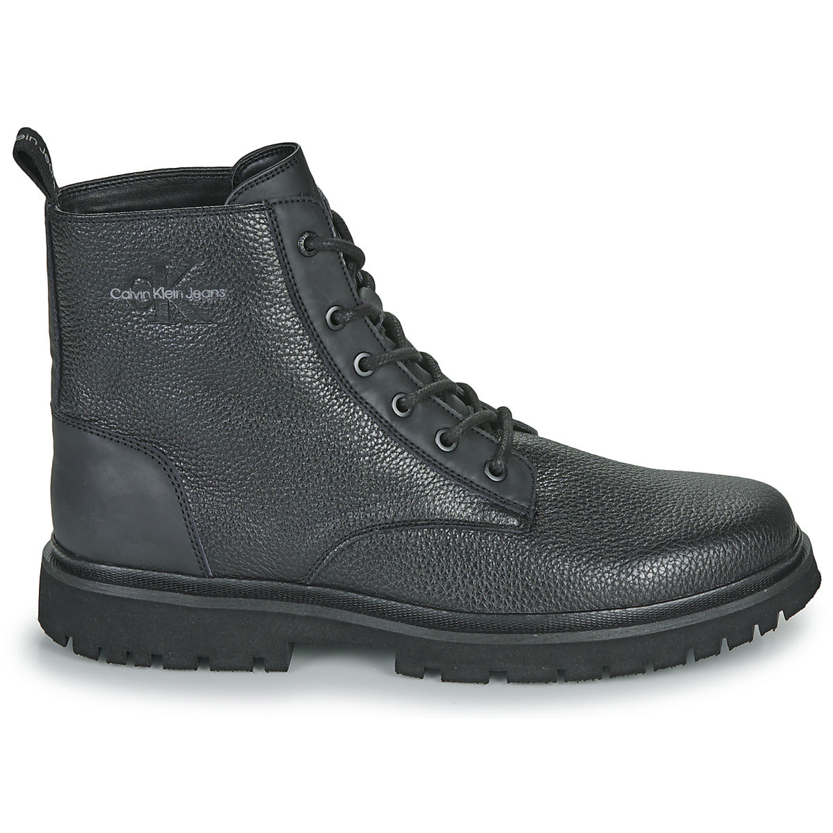 Stivaletti Uomo Calvin Klein Jeans EVA MID LACEUP BOOT LTH Nero