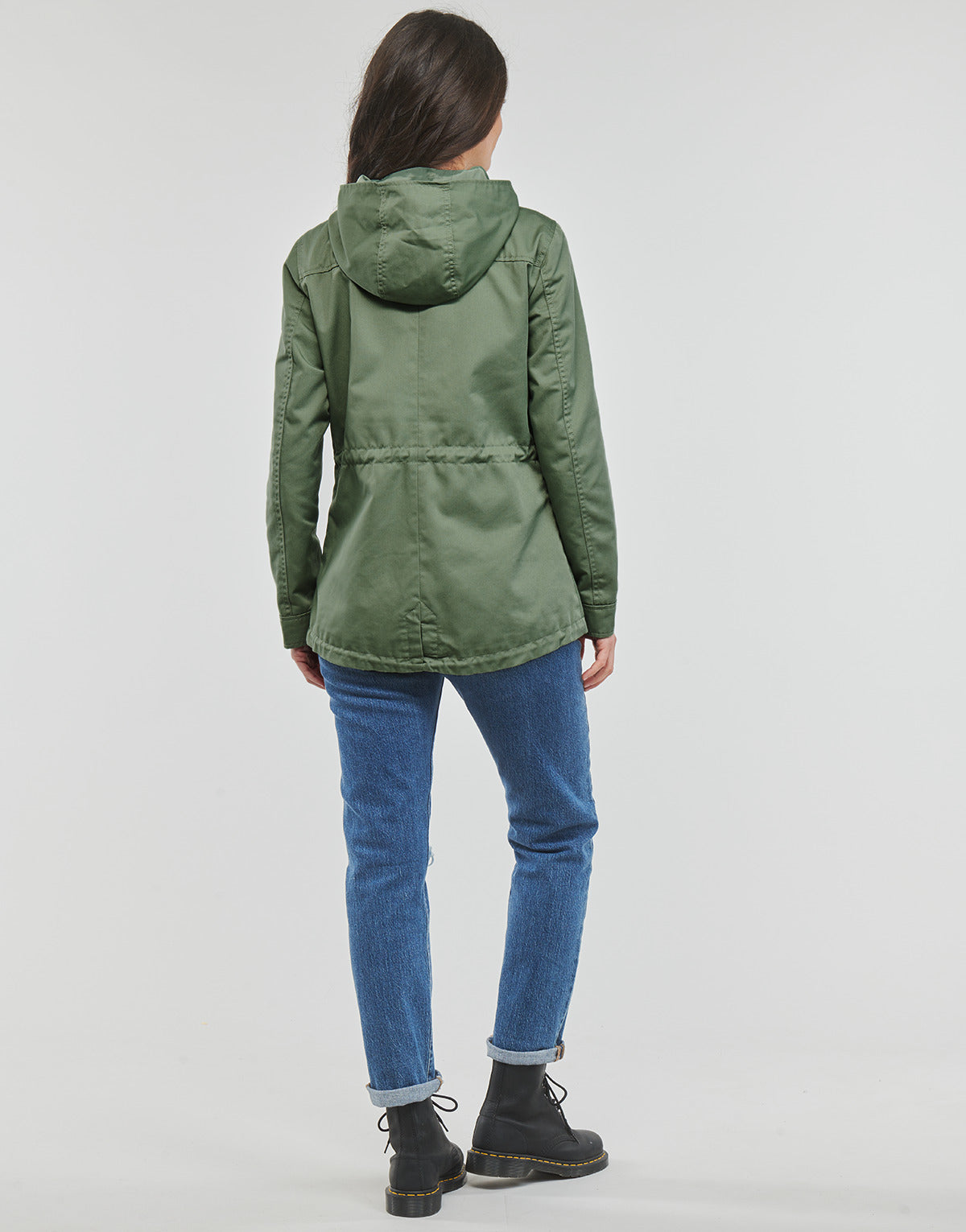 Parka Donna Only ONLLORCA 2023 CANVAS PARKA CC Verde