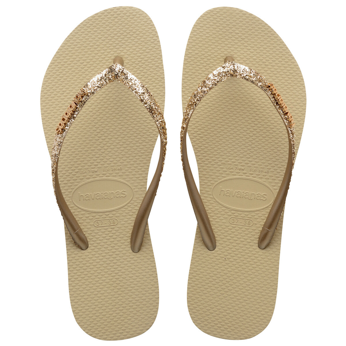 Infradito Donna Havaianas  SLIM GLITTER II  Oro