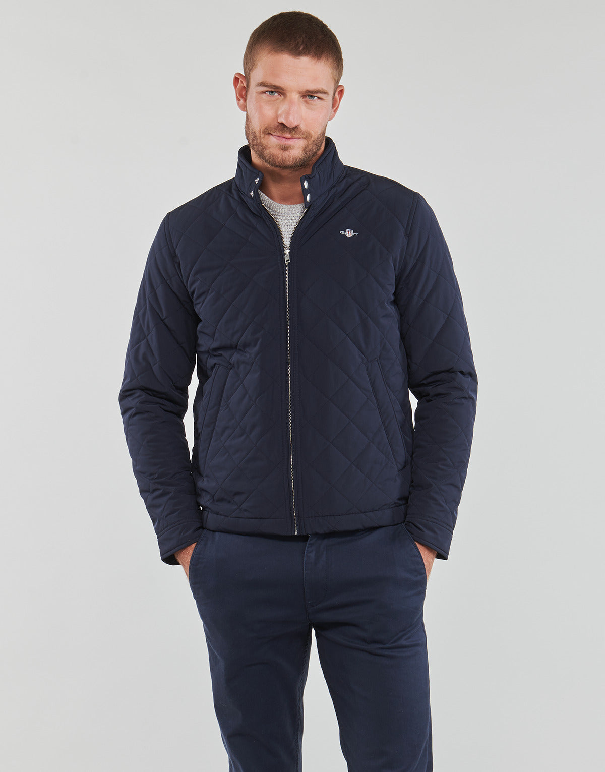 Giubbotto Uomo Gant QUILTED WINDCHEATER Marine