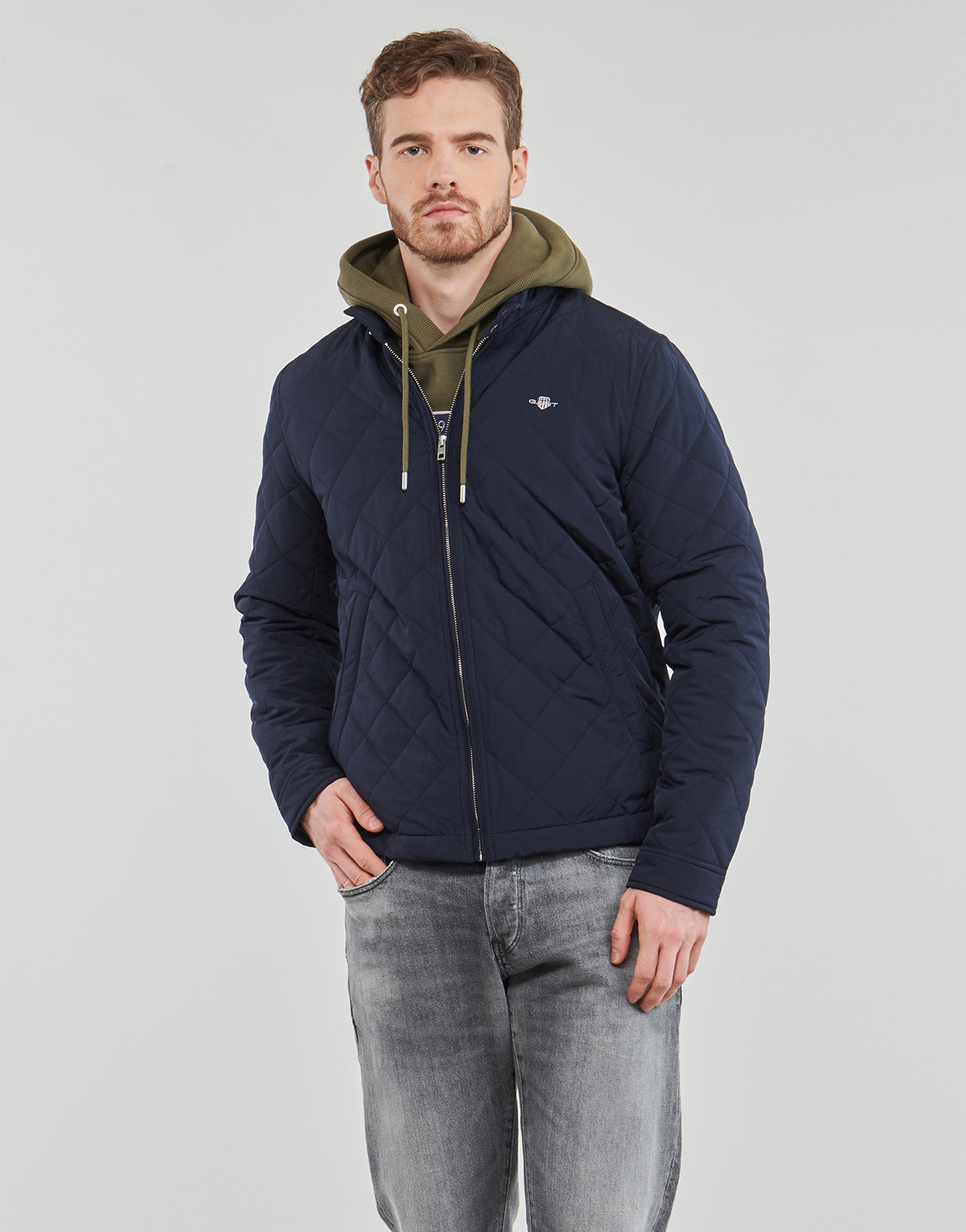 Giubbotto Uomo Gant  QUILTED WINDCHEATER  Blu