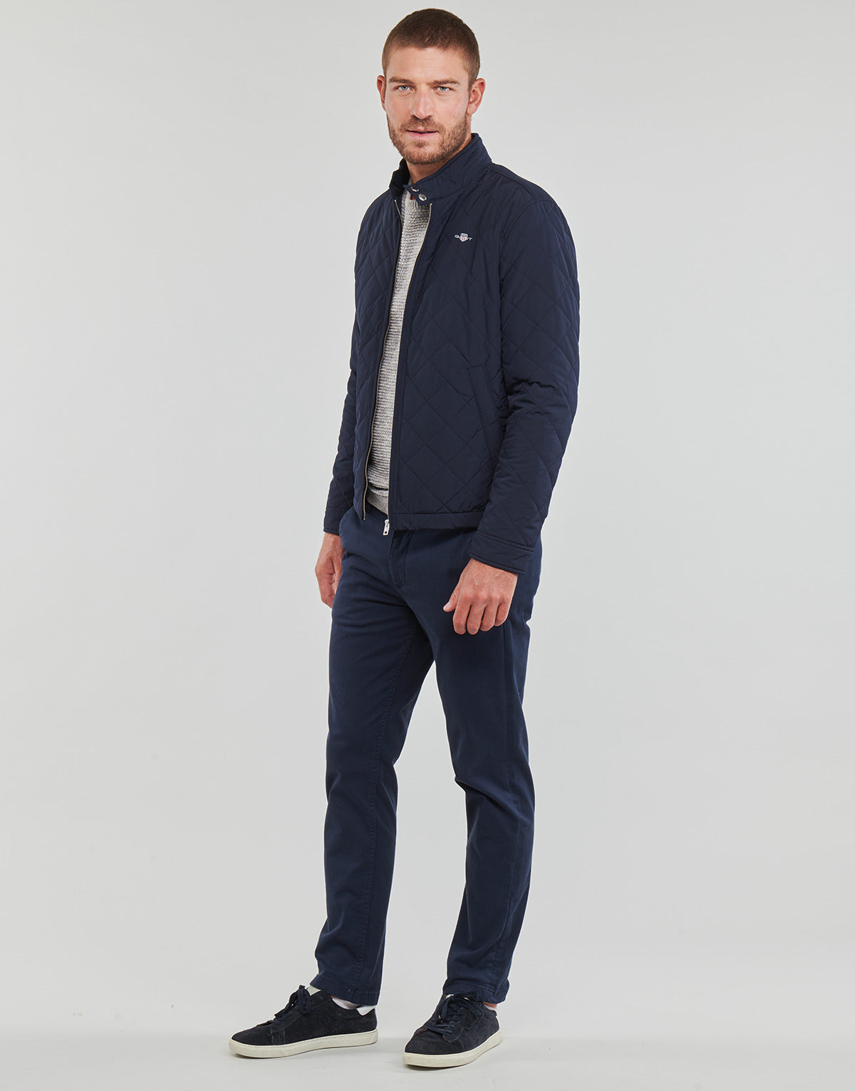 Giubbotto Uomo Gant QUILTED WINDCHEATER Marine
