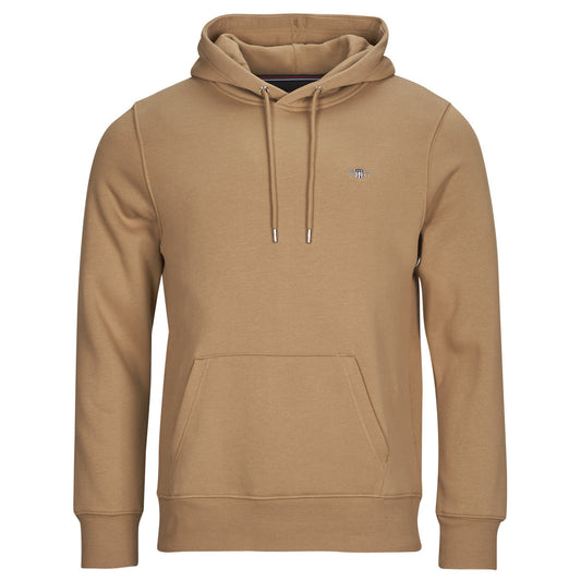 Felpa Uomo Gant REG SHIELD HOODIE Beige