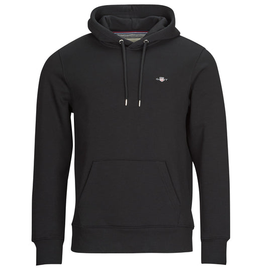 Felpa Uomo Gant REG SHIELD HOODIE Nero