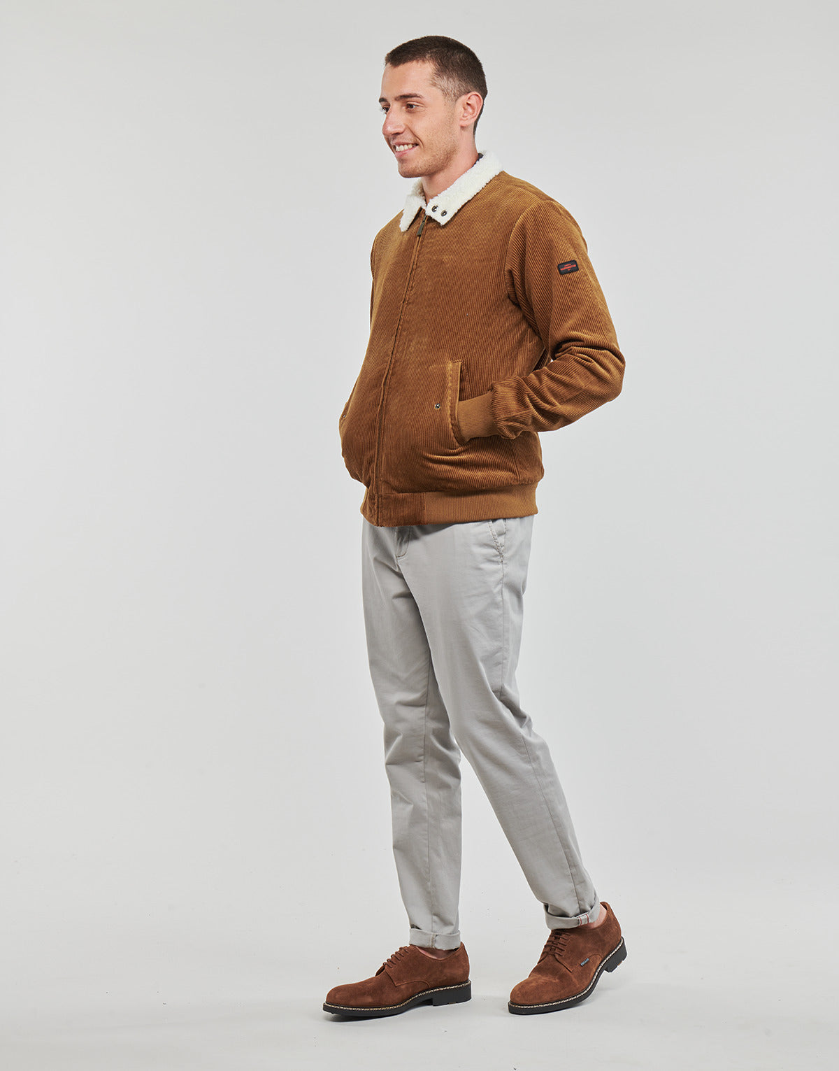 Giubbotto Uomo Harrington HARRINGTON LIAM Marrone