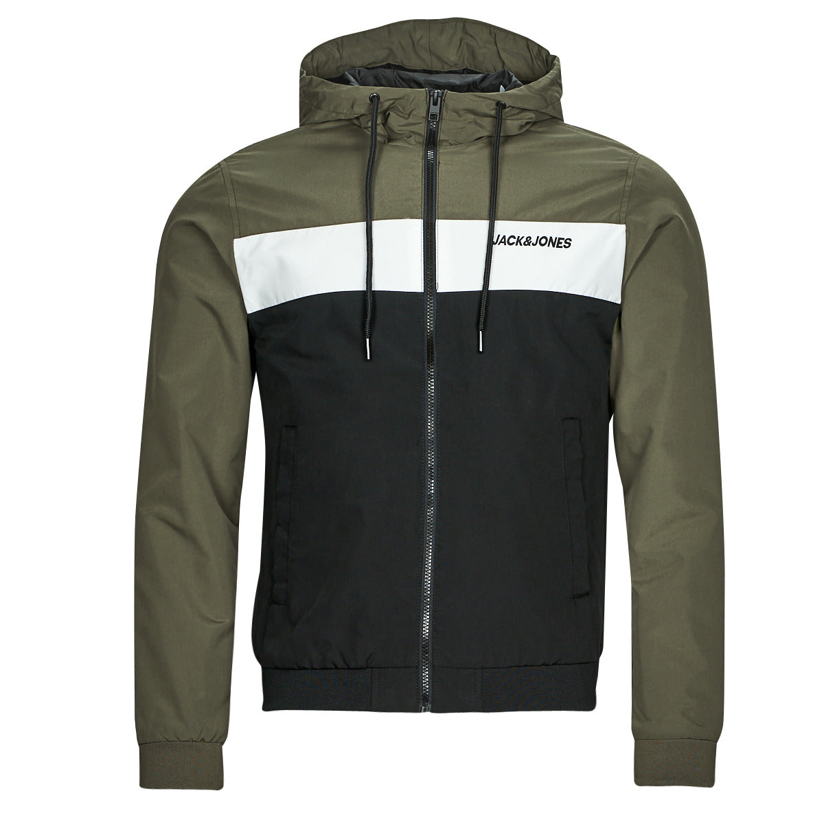 Giubbotto Uomo Jack & Jones JJERUSH HOOD BOMBER Multicolore