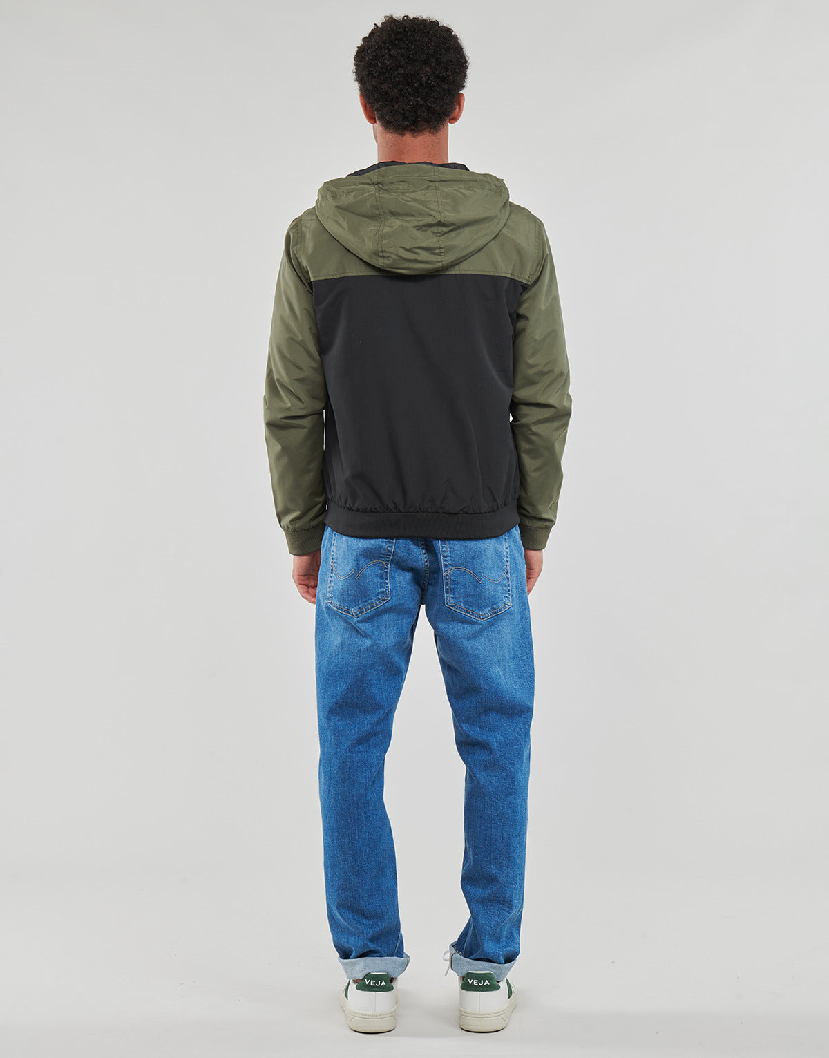 Giubbotto Uomo Jack & Jones JJERUSH HOOD BOMBER Multicolore