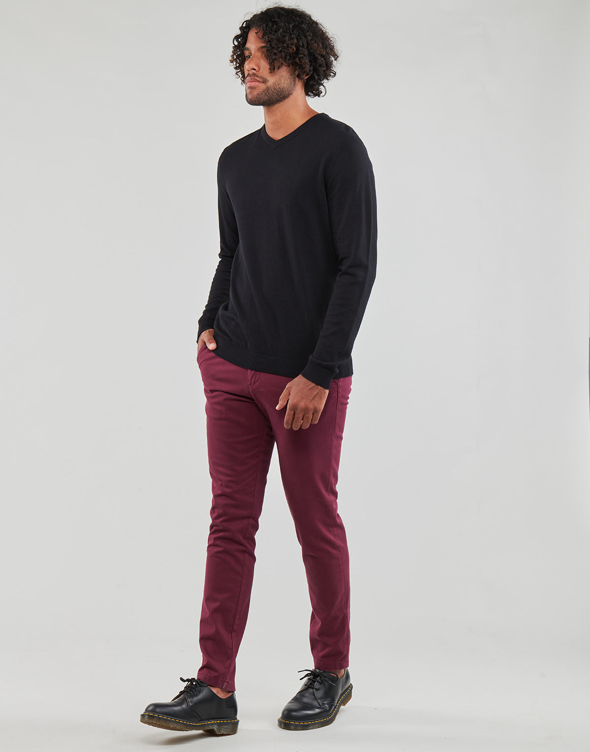 Pantalone Chino Uomo Jack & Jones JJMARCO JJBOWIE SA Bordeaux
